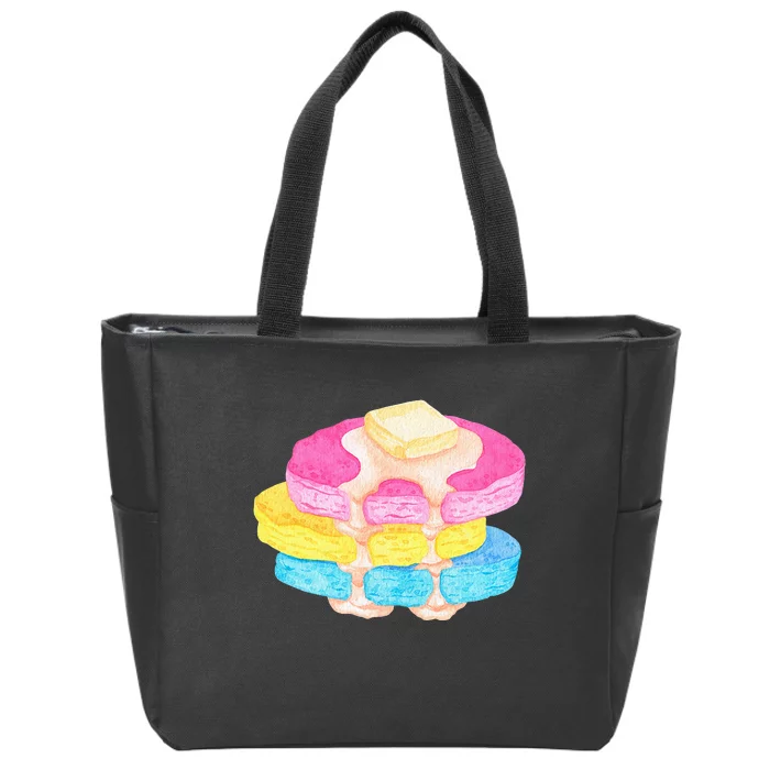 Pansexual Pancake Zip Tote Bag