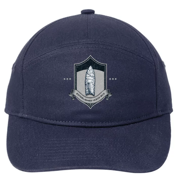 Paleo Projectile Point 7-Panel Snapback Hat