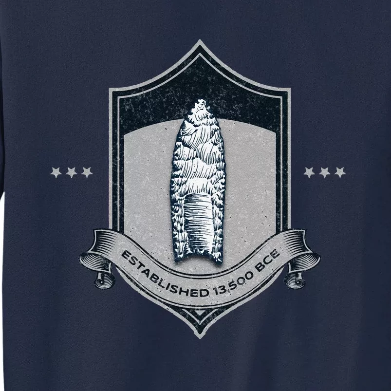 Paleo Projectile Point Tall Sweatshirt