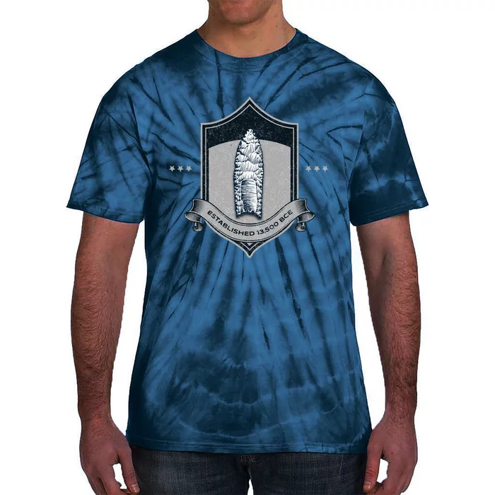 Paleo Projectile Point Tie-Dye T-Shirt