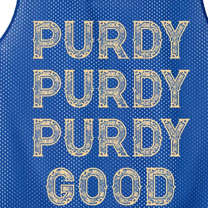 Purdy Purdy Purdy Good Meme Mesh Reversible Basketball Jersey Tank