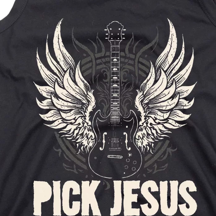 Preacher Pastor Pick Jesus Christian Sermonator Pastor Tank Top