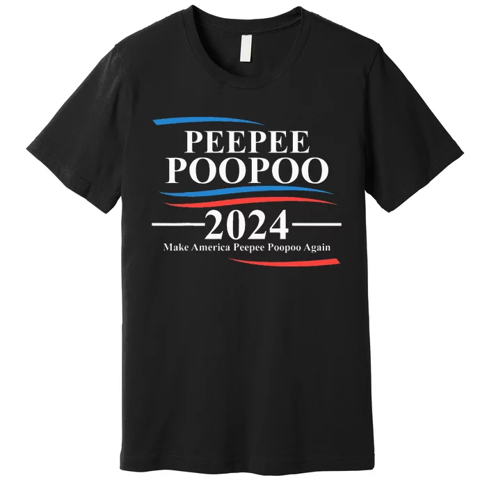 Pee Pee Poo Poo 2024 Peepee Poopoo Meme Premium T-Shirt