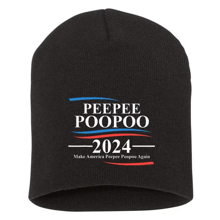 Pee Pee Poo Poo 2024 Peepee Poopoo Meme Short Acrylic Beanie