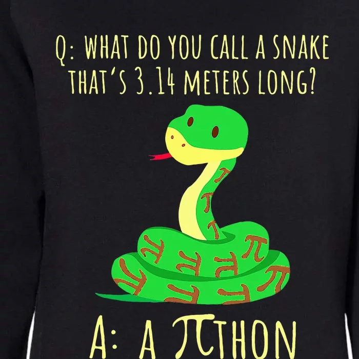 Python Pithon Pi Symbol Math Teacher Pi Day Womens California Wash Sweatshirt