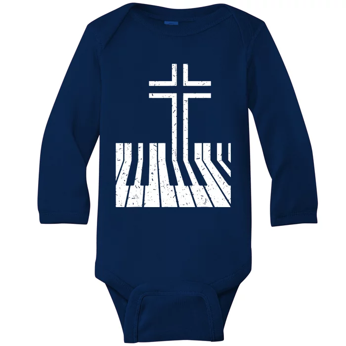 Piano Player Baby Long Sleeve Bodysuit