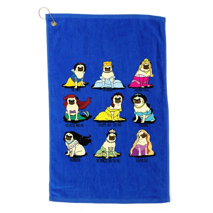 Princess Pug Platinum Collection Golf Towel