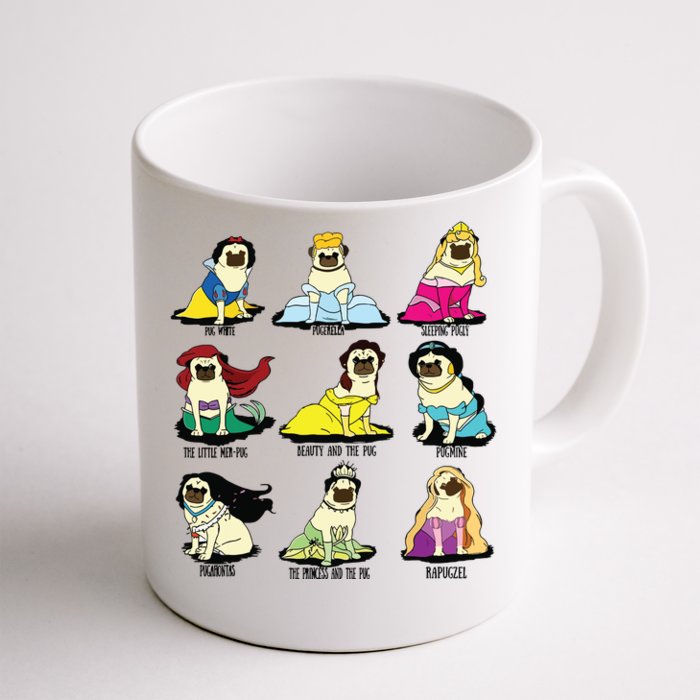 Princess Pug Front & Back Coffee Mug