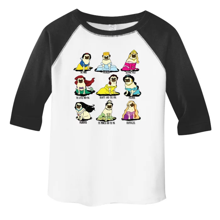 Princess Pug Toddler Fine Jersey T-Shirt