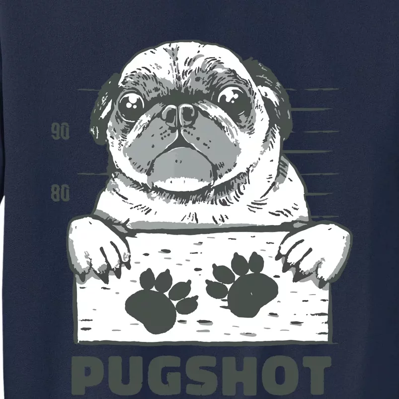 Pugshot Pug Tall Sweatshirt