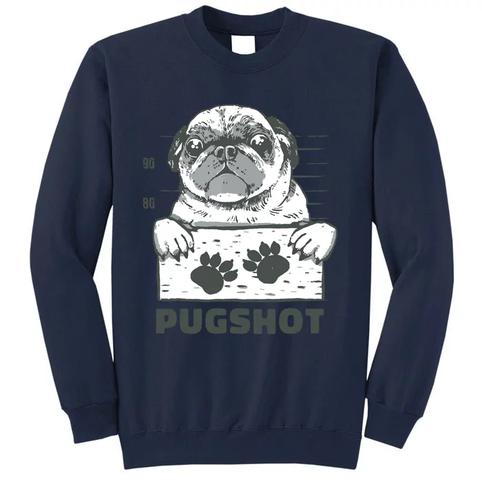 Pugshot Pug Tall Sweatshirt