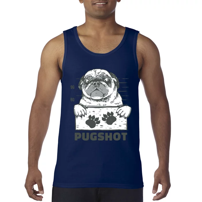 Pugshot Pug Tank Top