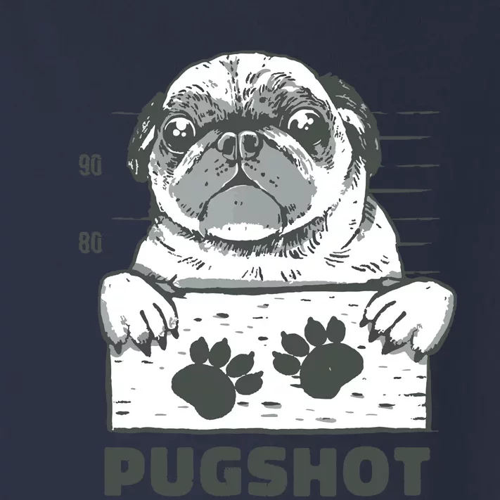 Pugshot Pug Toddler Long Sleeve Shirt