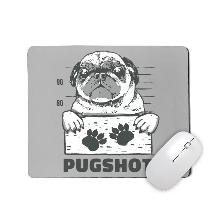 Pugshot Pug Mousepad