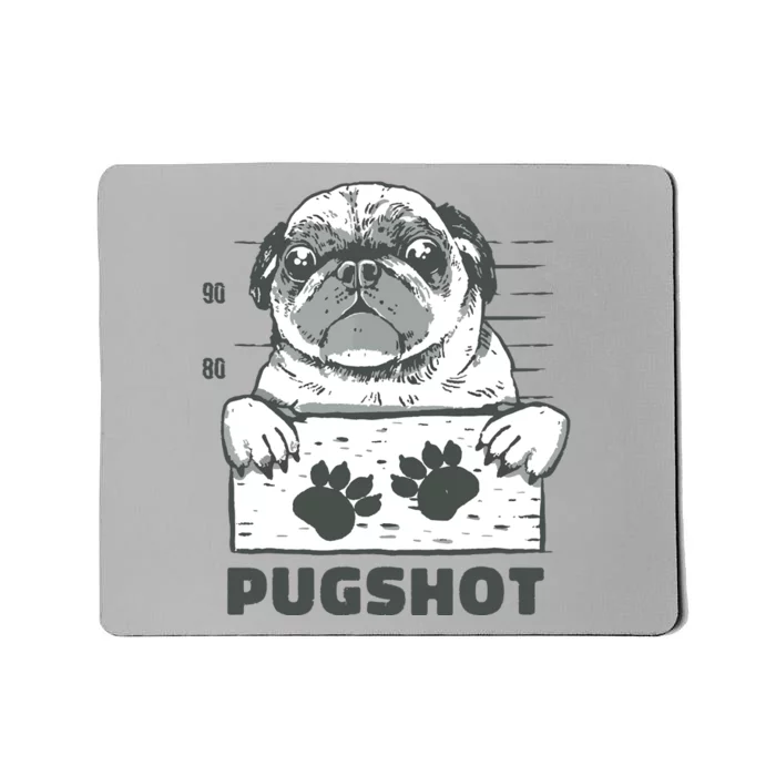 Pugshot Pug Mousepad