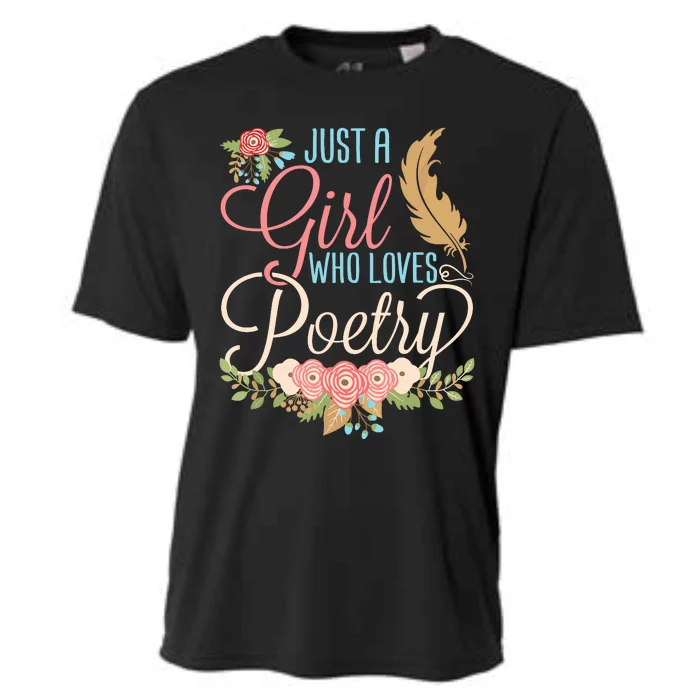 Poetry Poet Poem Lover Writer Reader Month Women Girl Cooling Performance Crew T-Shirt