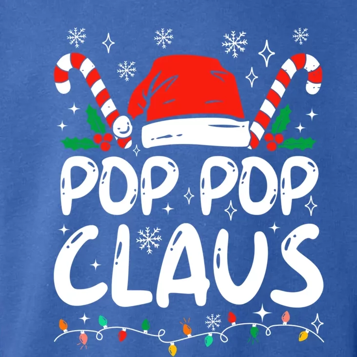 Pappy Papa Pop Pop Claus Santa Family Christmas Xmas Pajama Gift Toddler Hoodie