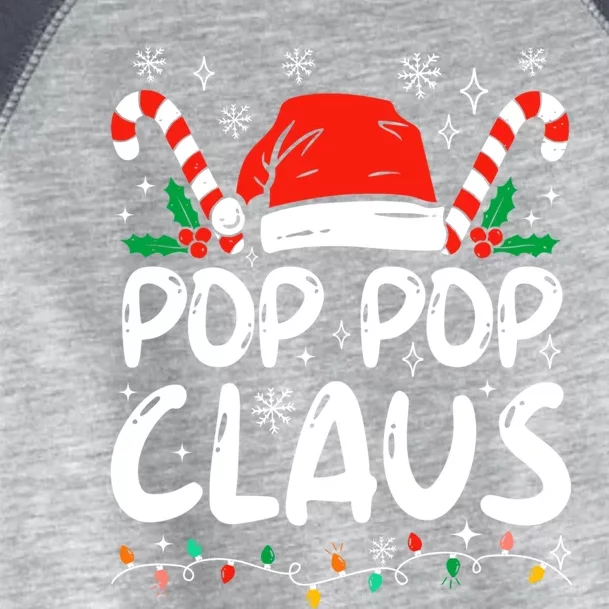 Pappy Papa Pop Pop Claus Santa Family Christmas Xmas Pajama Gift Toddler Fine Jersey T-Shirt