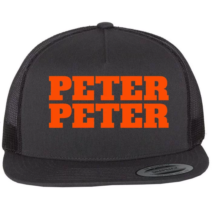 Peter Peter Pumpkin Eater Halloween Couples Costume Flat Bill Trucker Hat