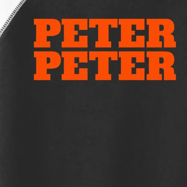 Peter Peter Pumpkin Eater Halloween Couples Costume Toddler Fine Jersey T-Shirt