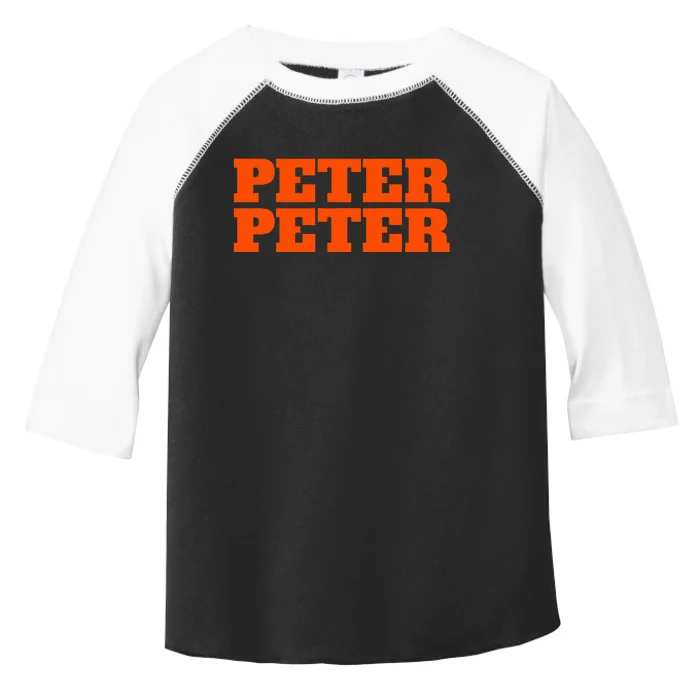 Peter Peter Pumpkin Eater Halloween Couples Costume Toddler Fine Jersey T-Shirt