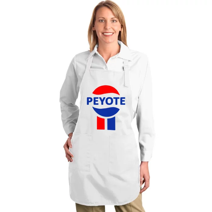 Peyote Pepsi Full-Length Apron With Pocket