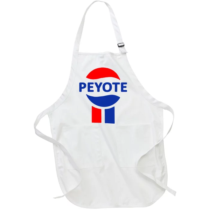 Peyote Pepsi Full-Length Apron With Pocket