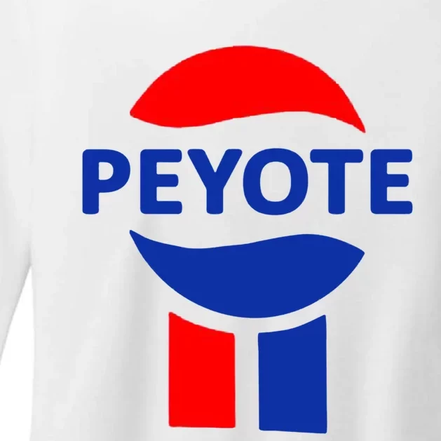 Peyote Pepsi Womens CVC Long Sleeve Shirt