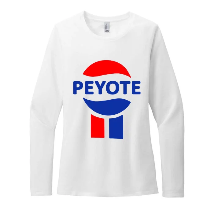 Peyote Pepsi Womens CVC Long Sleeve Shirt