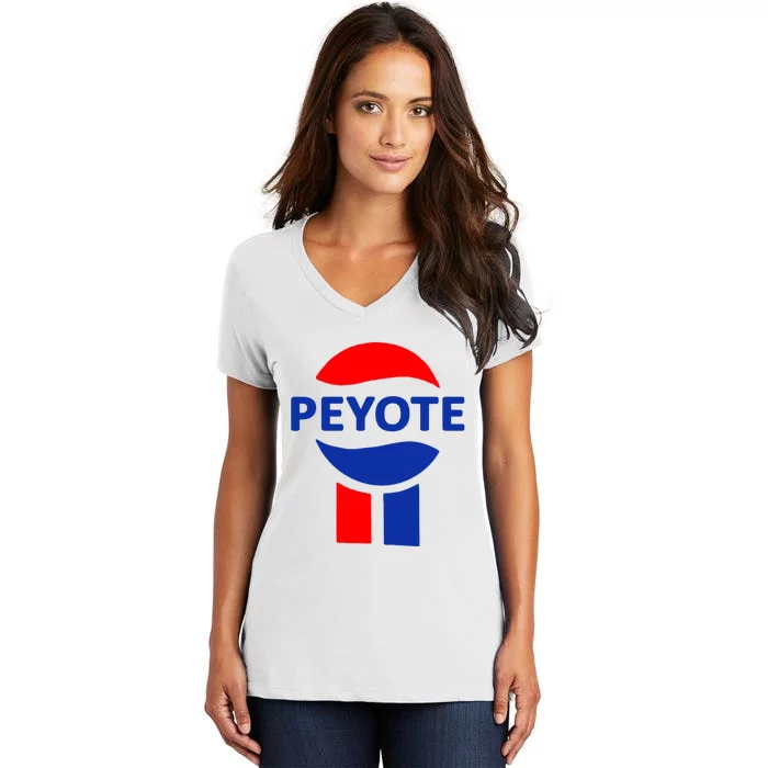 Peyote Pepsi Women's V-Neck T-Shirt