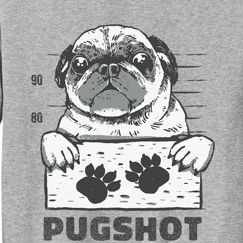 Pugshot Pug Tall Sweatshirt