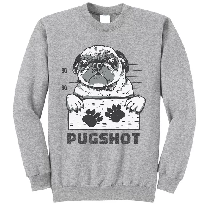 Pugshot Pug Tall Sweatshirt