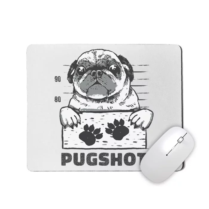 Pugshot Pug Mousepad