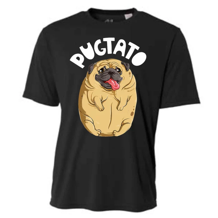 Pugtato Pug Potato Dog Lover Cooling Performance Crew T-Shirt