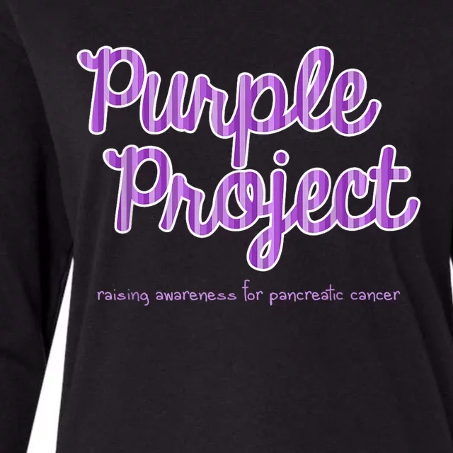 Purple Project Womens Cotton Relaxed Long Sleeve T-Shirt