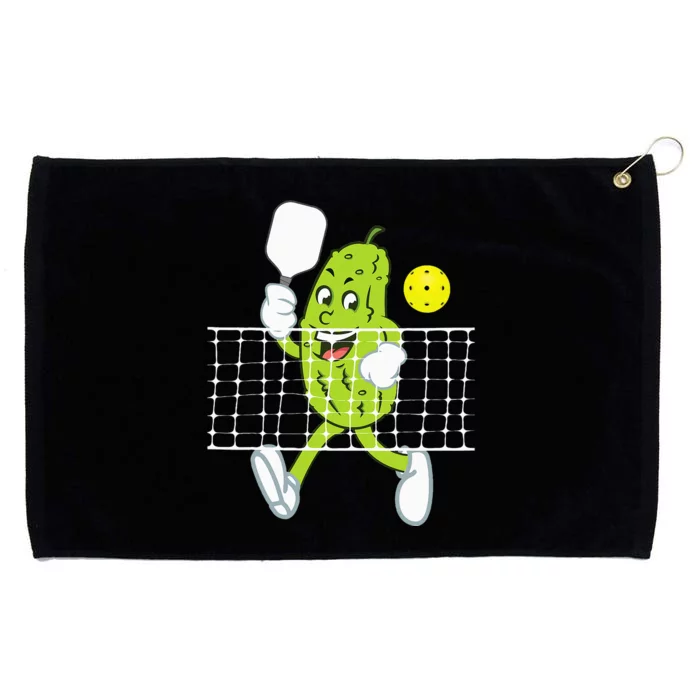 Pickle Playing Pickleball Funny Pickleball Paddleball Grommeted Golf Towel