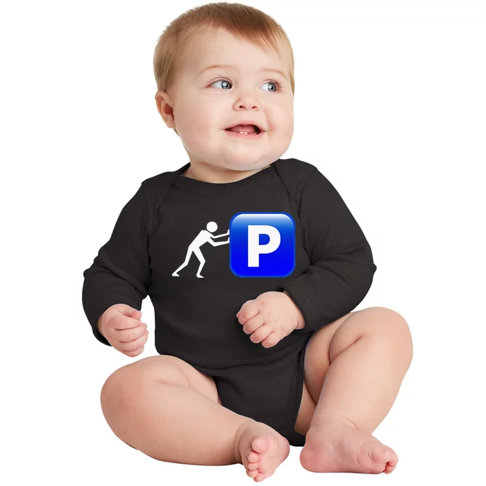 Pushin P Baby Long Sleeve Bodysuit