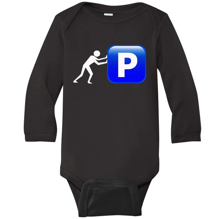 Pushin P Baby Long Sleeve Bodysuit