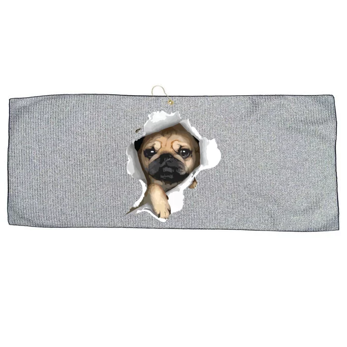 Pug Pug Puppy Pug Lover Pug Owner Love Pug Large Microfiber Waffle Golf Towel