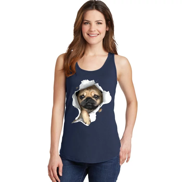 Pug Pug Puppy Pug Lover Pug Owner Love Pug Ladies Essential Tank