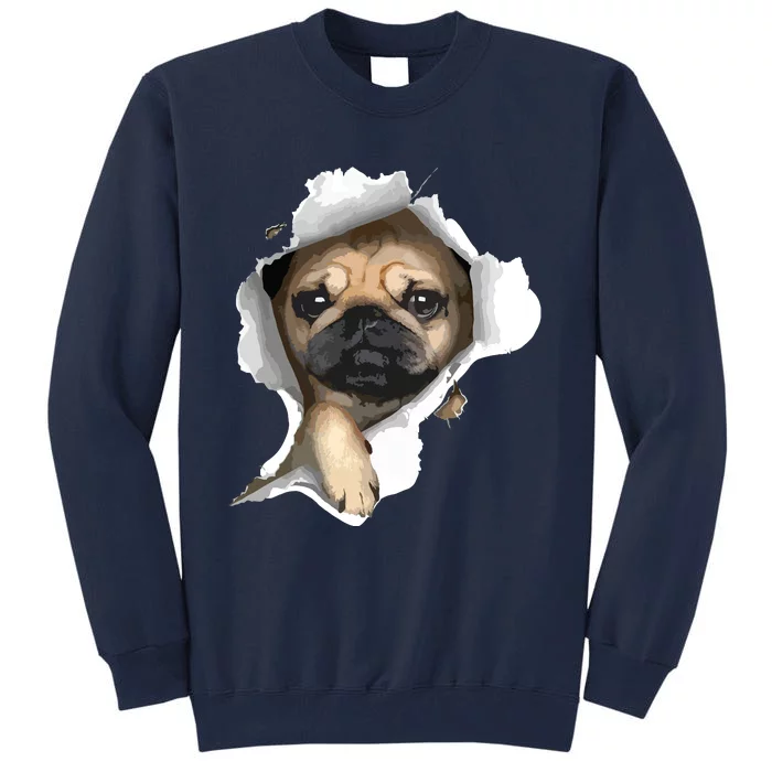 Pug Pug Puppy Pug Lover Pug Owner Love Pug Tall Sweatshirt