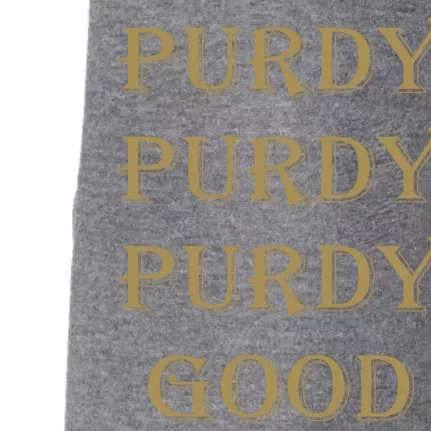 Purdy Purdy Purdy Good Football Quarterback Doggie 3-End Fleece Hoodie