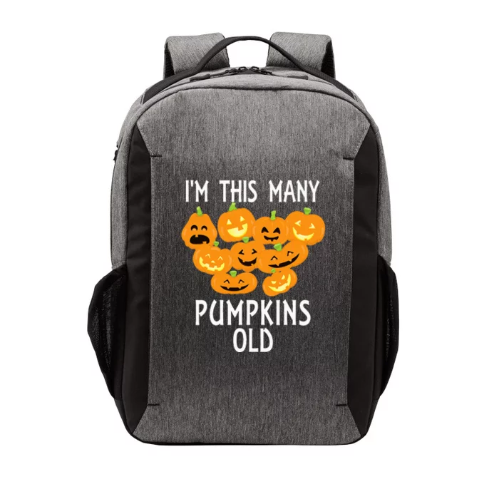 Pumpkin Patch Party Hilarious 9th Birthday Halloween Vector Backpack