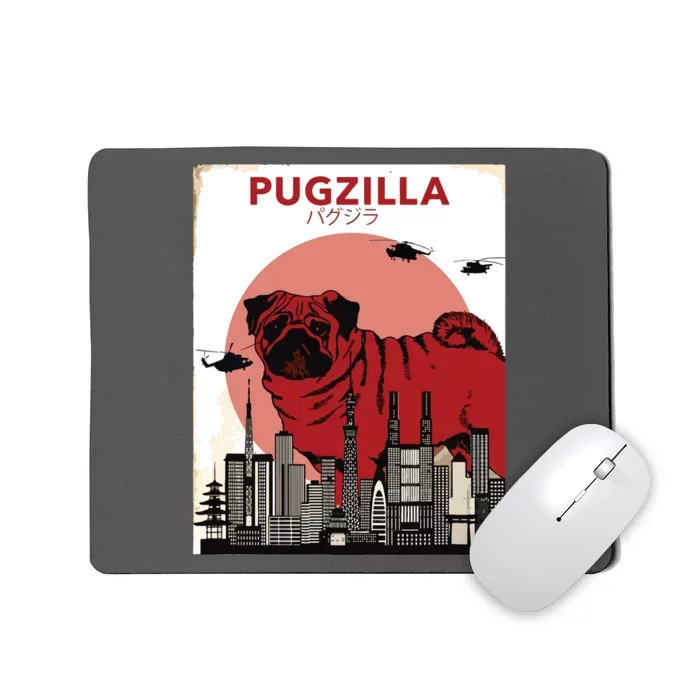 Pug Pugzilla Mousepad