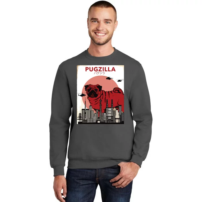 Pug Pugzilla Tall Sweatshirt