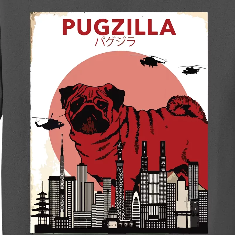 Pug Pugzilla Tall Sweatshirt