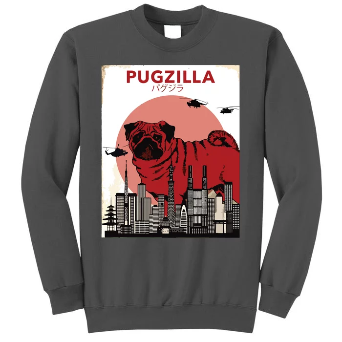 Pug Pugzilla Tall Sweatshirt