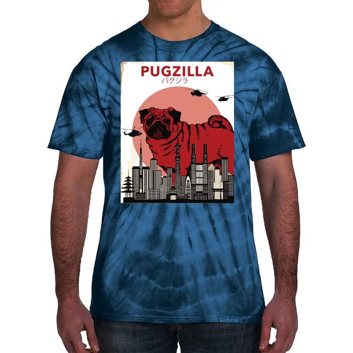 Pug Pugzilla Tie-Dye T-Shirt