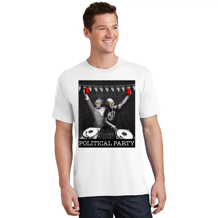 Political Party Presidents Washington & Hamilton Drinking T-Shirt