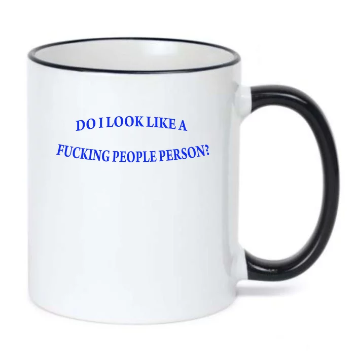 People Person Black Color Changing Mug